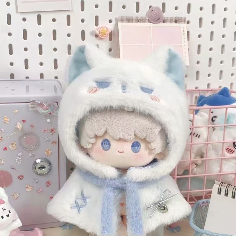 10cm Doll Animal Cloak Starfish Hood 20cm Cute Cake Cotton Small Cloak Doll Dress-Up 10cm Doll Animal Cloak Starfish Hood 20cm Cute Cake Cotton Small Cloak Doll Dress-Up
