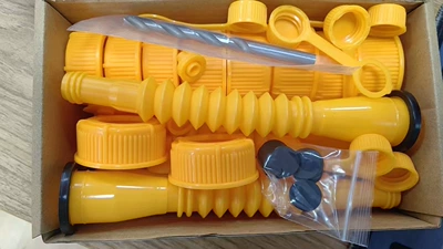 Kempinq və səyahət | pot cap matching telescopic threaded - packed-in-five-boxes-one-drill-bit