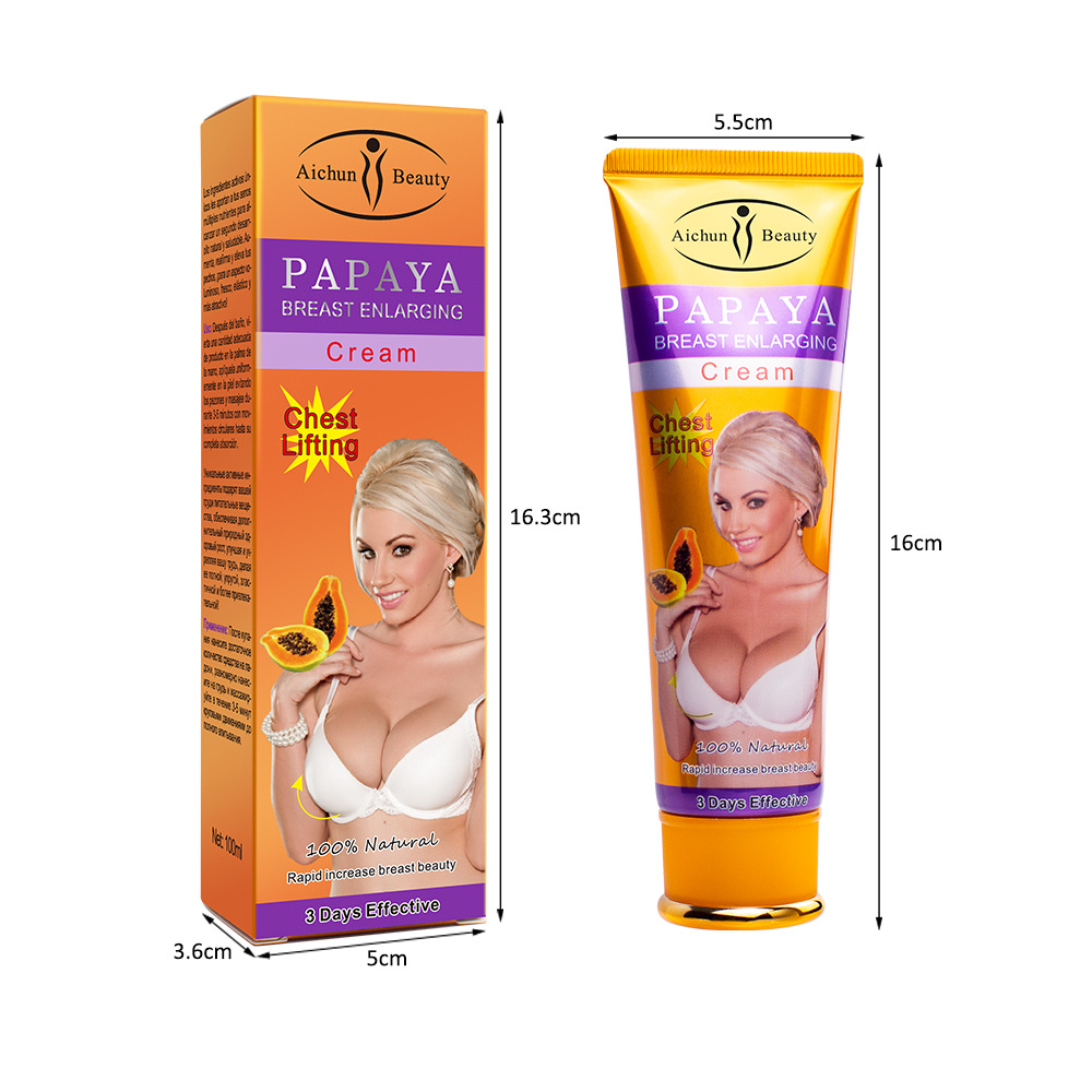 Cross-border aichun Breast cream papaya essence moisturizing lifting chest massage cream wholesale Breast cream