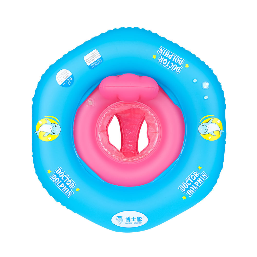 Doctor delfín | Anillo de asiento de bebé niños anillo de asiento inflable niños anillo de natación doble cámara de aire anillo de asiento anti-vuelco