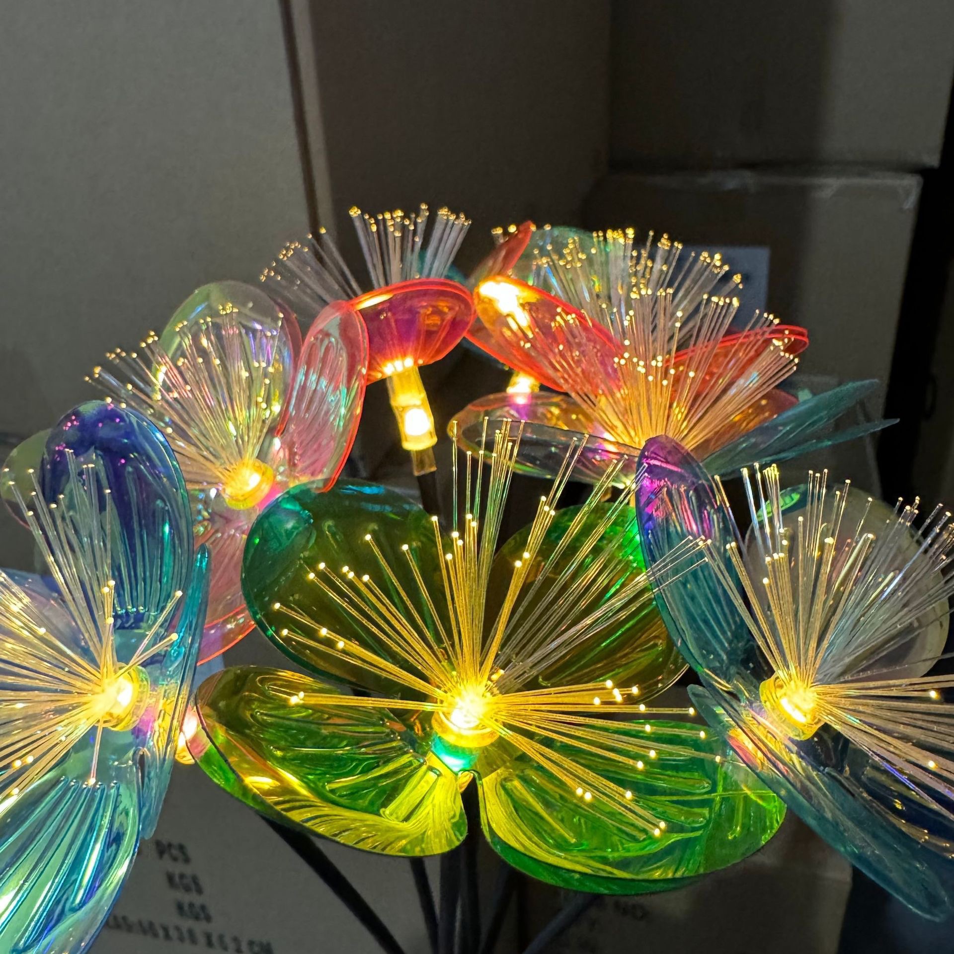10 optical fiber plum blossoms (two functions)