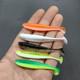 Shallow diving Paddle Tail Lures 5 Colors Soft Plastic Baits Bass Trout Saltwater Sea Fishing Lure