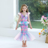 (Трансграничная торговля), платье, наряд маленькой принцессы, рыбий хвост