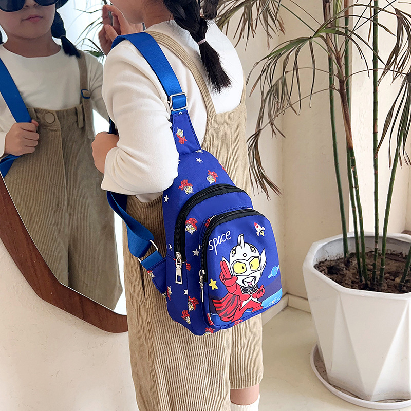 New children's chest bags with trendy and cool prints, single-shoulder bags, perfect for boys' casual outings, and wholesale crossbody bags undefined