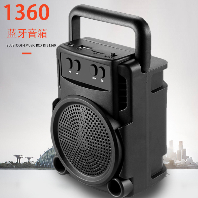 Cross-Border 1360 New Model 3inch Portable Wireless Bluetooth Speaker Cross-Border Mini Outdoor Desktop Night