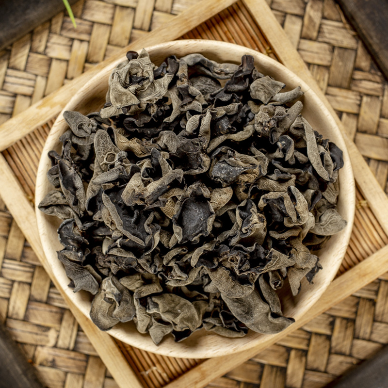 Northeastern specialty autumn fungus dry goods 50g rootless and muscle-free black fungus, farm specialty edible fungi in bags