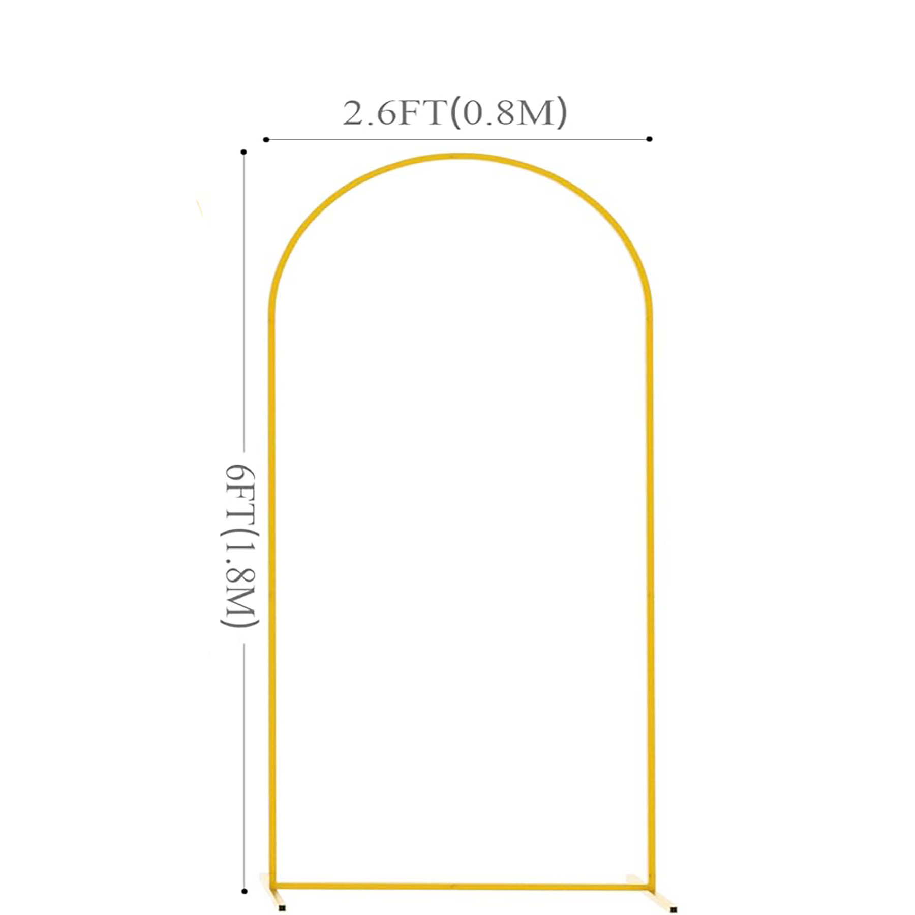 Arco de metal transfronterizo de Amazon, fiesta de cumpleaños de boda, decoración del lugar, accesorios, múltiples arcos al por mayor