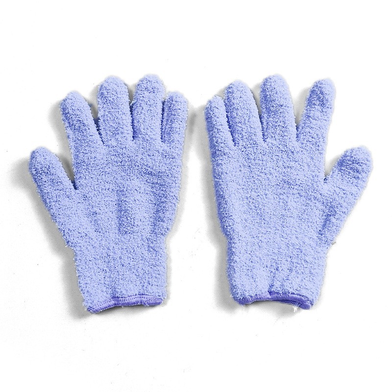 Guantes de microfibra para quitar el polvo de Amazon, guantes de lana coral, guantes para limpieza de coches, guantes de media lana para mayor comodidad.