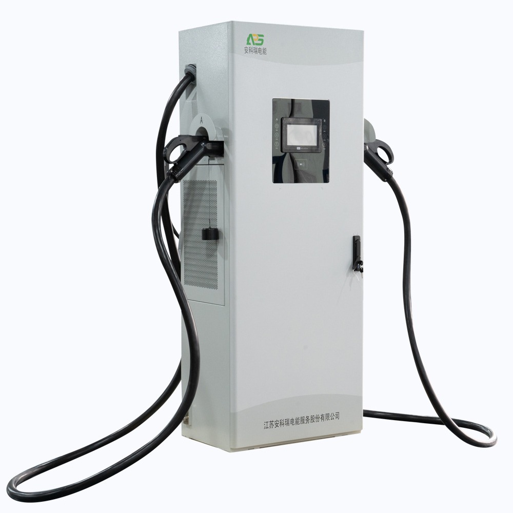 安科瑞AEV200-DC060S	60KW双枪直流快充家用新能源汽车充电桩安装