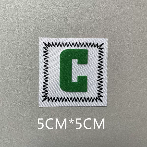 New three-dimensional letter C green