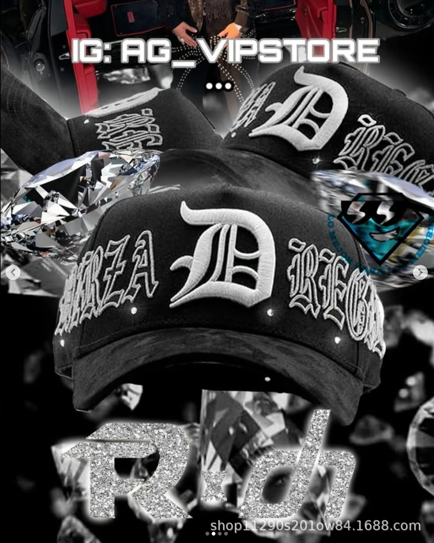 2025 explosión spot DANDY moda hip-hop tendencia gorra gorra de béisbol ajustable comercio exterior transfronterizo al por mayor