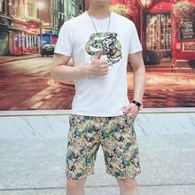 男装 夏季男士短袖T恤短裤套装TZ5241
