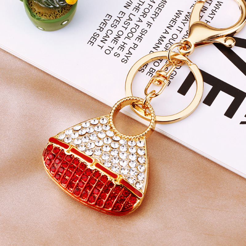 手提小挎包红色