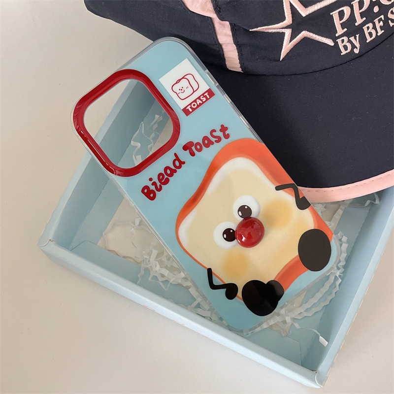 Divertido y lindo brindis de nariz tridimensional para iPhone 16ProMax funda para teléfono móvil 13 Apple 14 femenino 15 cadena