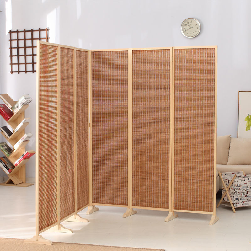 screen fold move simple and easy Chinese style partition Simplicity modern a living room Entrance Folding screen hotel solid wood partition