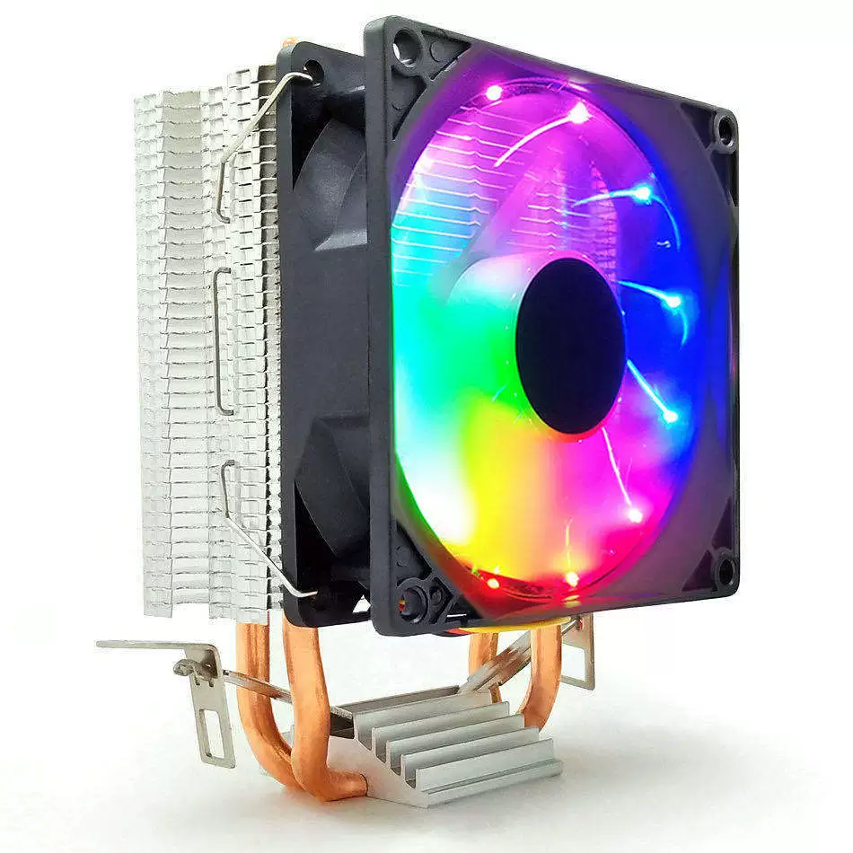 Кулер для процессора, 6 медных тепловых трубок, бесшумный RGB-вентилятор, совместим с LGA1366/1700/X79/2011/AM4