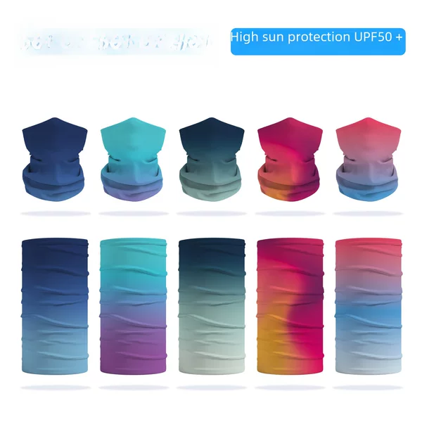 Xunhui Seamless Lycra Headscarf Cyber-famous Sunshade Mask Riding Sunscreen Sports Outdoor Windproof Magic Headscarf