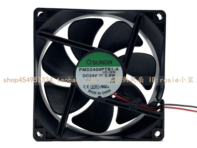 PMD2409PTB1-A SUNON建准9025 24V 5.8W 9厘米富士变频器散热风扇