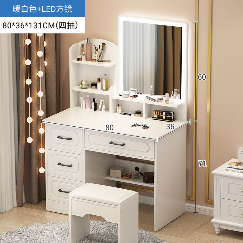 80cm 사각거울 + LED (펌프스 4개)