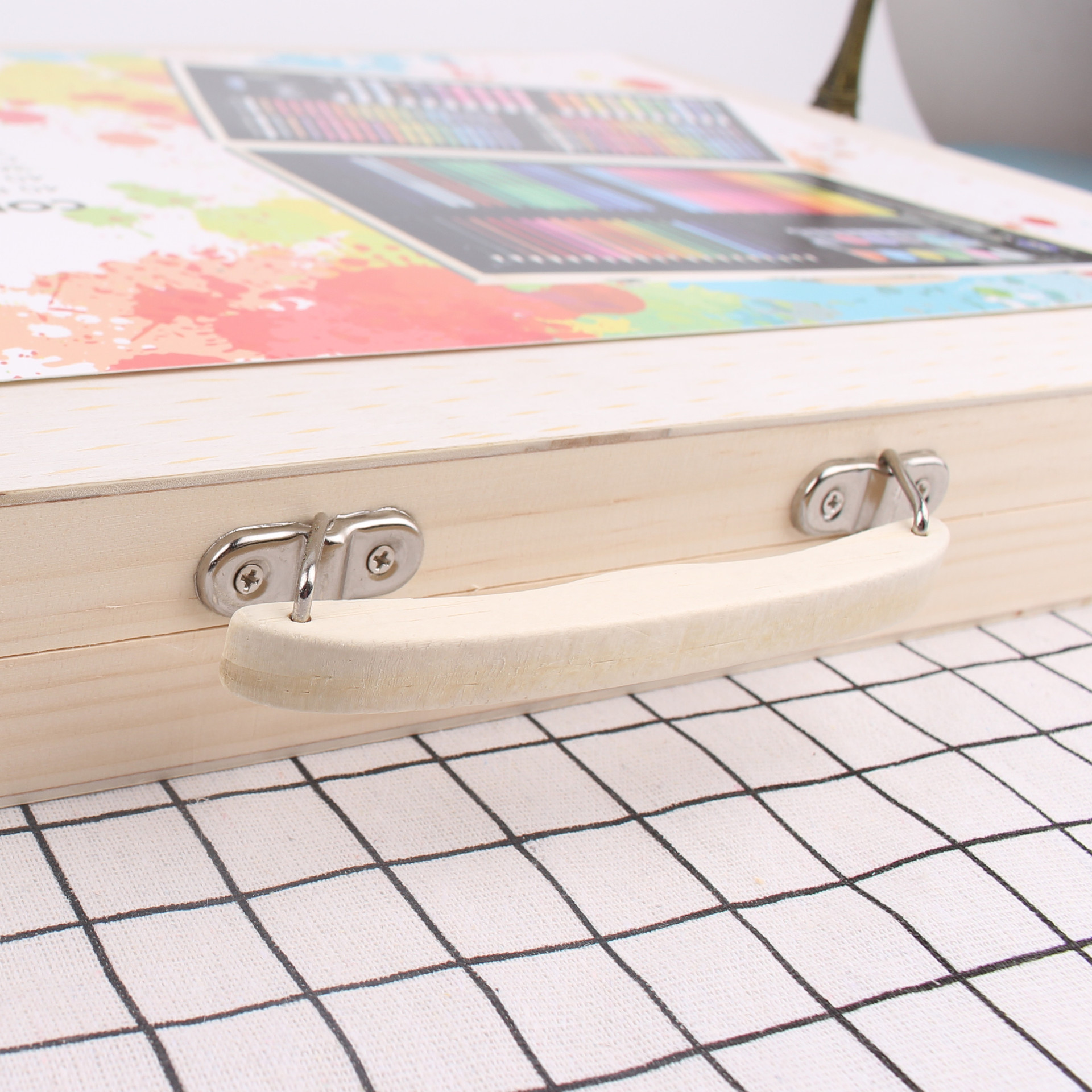 Arte DE LOS NIÑOS dibujos animados 180 unidades caja madera pintura papelería traje creativo estudiante color pluma crayón combinación cepillo
