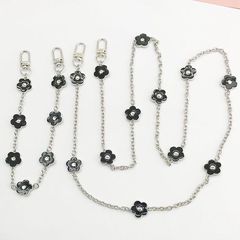 Yi Lian's new oil dripping flower hand chain small fragrant style mobile phone diagonal chain mobile phone case accessories pendant mobile phone chain for women