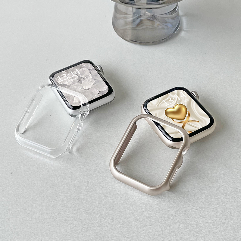 For Apple Watch s9s8/s7/s6/s5/s4 new protective case iwatchse half case s8 protective case