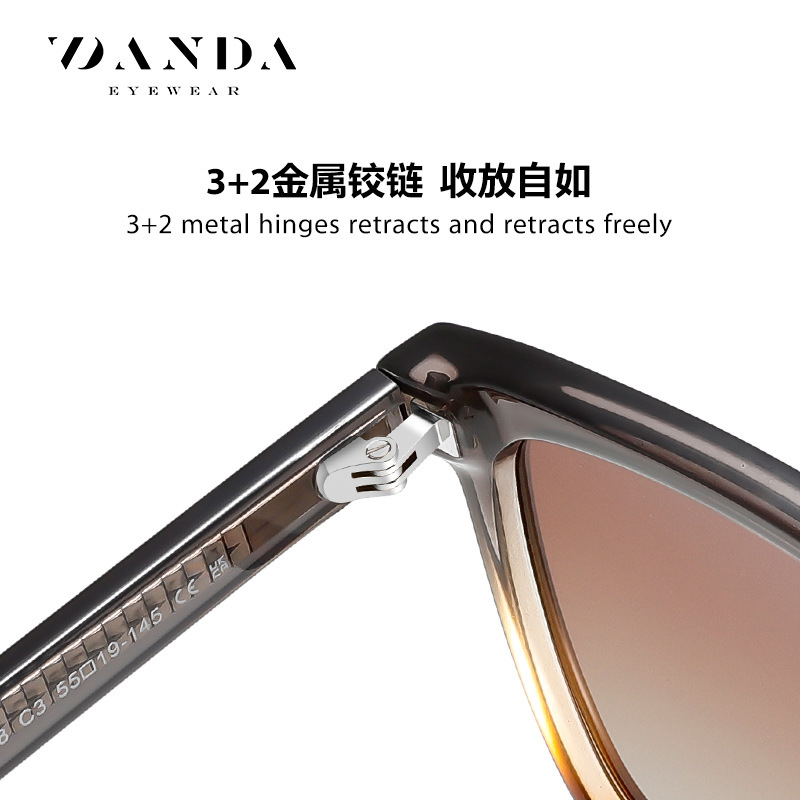 Gafas de sol polarizadas transfronterizas de moda S31118 Gafas de sol de hoja de protección UV para conducción al aire libre Gafas de sol para mujer