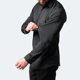 Cross-Border Four-Way Stretch No-Iron Men's Long-Sleeved Shirt Foreign Trade Mercerized Vertical Amazon European Size Men's Shirt