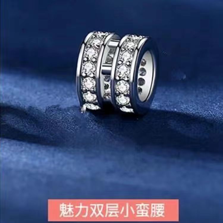 매력적인 더블 레이어 작은 허리 싱글 펜던트