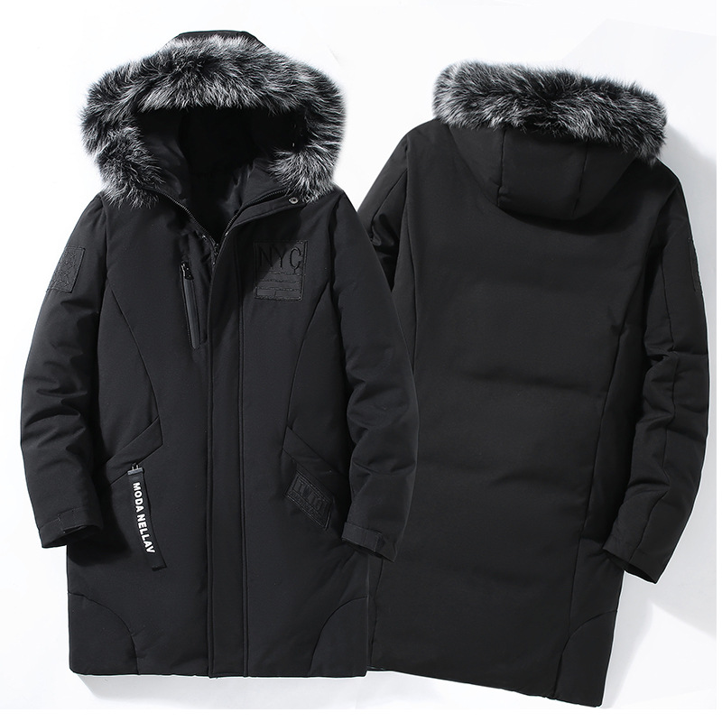 Long down jacket