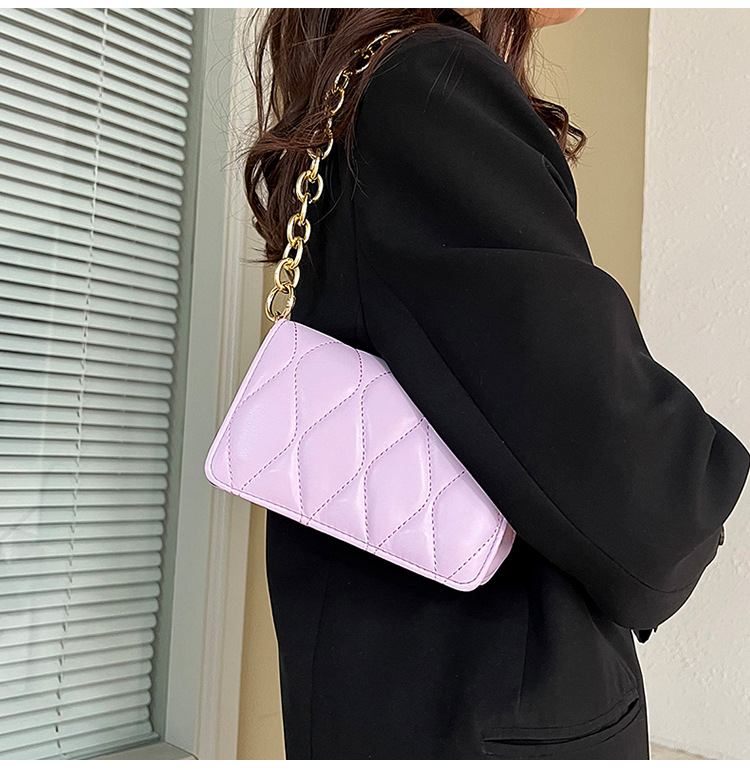 195g Weight Synthetic Leather Lining Material Sewing Thread Fashion Element Flip Cover Closure Type Single Shoulder Strap Strap Type Square Bag Bags Type Casual Occasion Pu Leather Material Solid Color Pattern All Seasons Season Women's Gender Classic Style Style Square Shape Women's Pu Leather Solid Color Classic Style Sewing Thread Square Flip Cover Square Bag 4