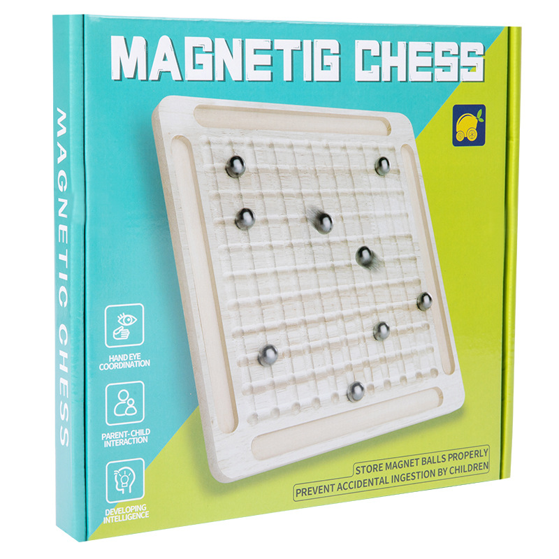 Trueno efecto magnético ajedrez juguete educativo inducción magnética par magnético Batalla Ajedrez interacción entre padres e hijos juego de escritorio para niños image 6