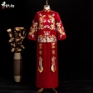 Men's Xiuhe Suit 2025 New Style Groom Wedding Chinese-Style Wedding Attire Men's Xiuhe Suit Summer Wedding Suit for Men