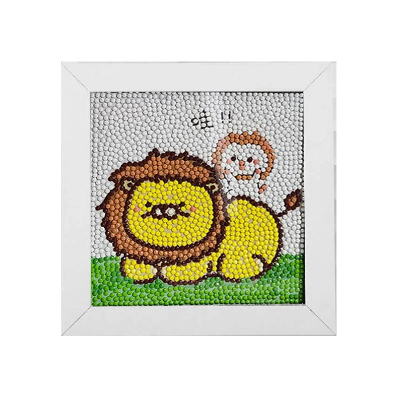 5D алмазная мозаика Cinnamoroll, в рамке 15×15 см для детей, набор DIY, в OPP-пакете