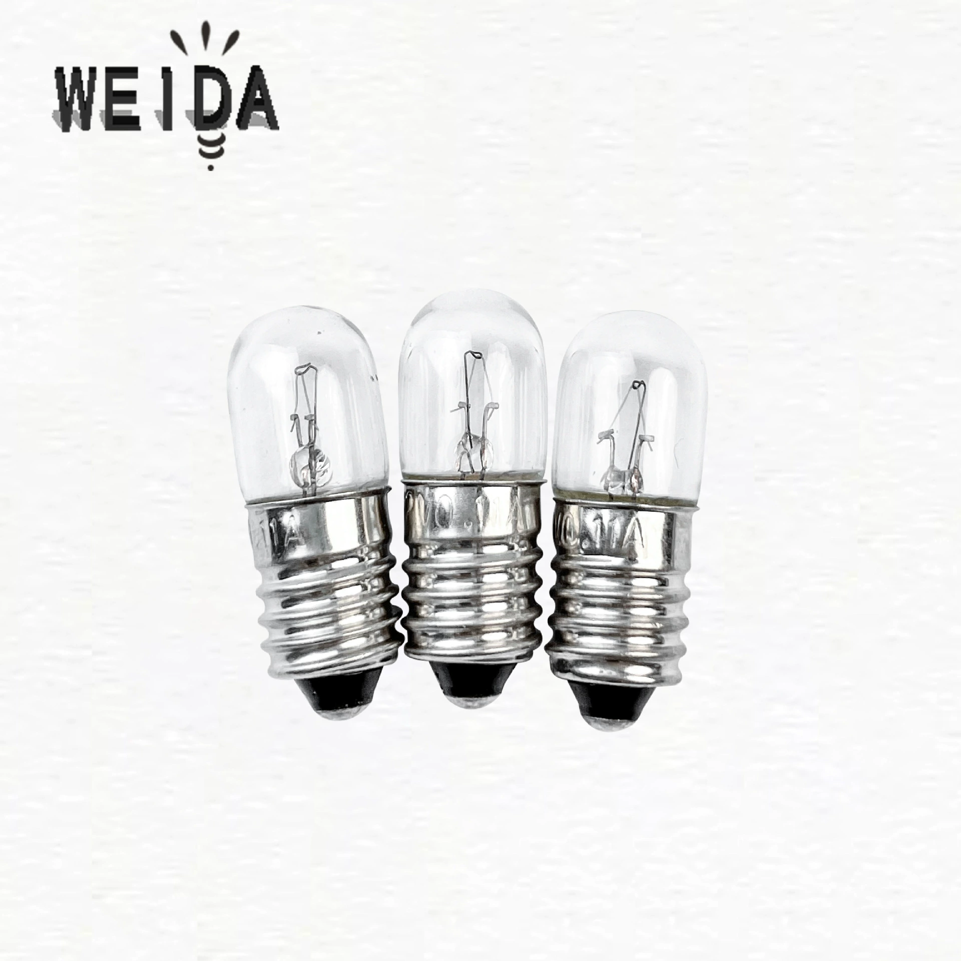 Маленькая лампочка с вольфрамовой проволокой T10