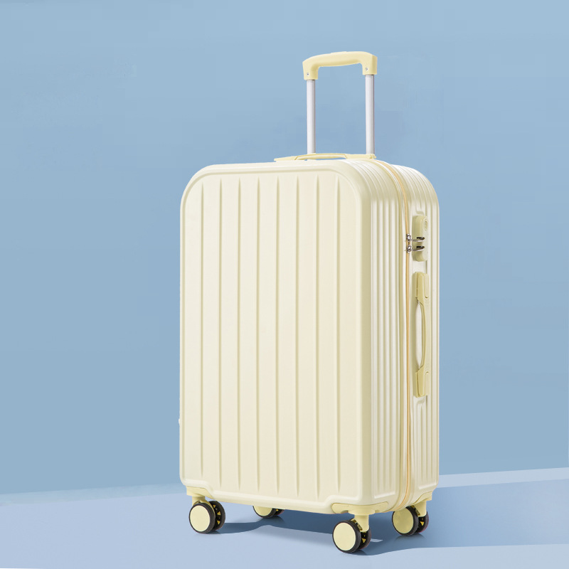 Maleta de tracción para hombres de viaje contraseña maleta de cuero de gran capacidad maleta para mujeres nuevo color gradiente estudiantes de alto valor facial