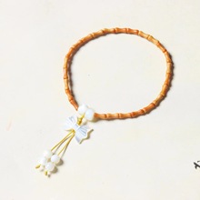 橄榄核竹节手串搭配精品贝壳中国结简约风女士手串文玩厂家直销