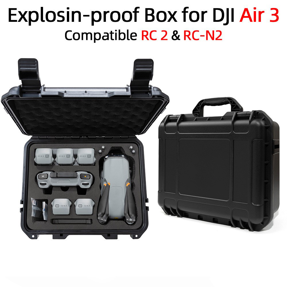 [Nuevo producto] Aplicable a DJI air 3s caja de almacenamiento air 3s caja a prueba de explosiones DJI air 3s caja de almacenamiento con pantalla