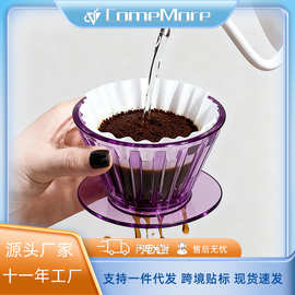 批发跨境热销流星雨手冲咖啡器具过滤器过滤漏斗蛋糕滤杯滤纸