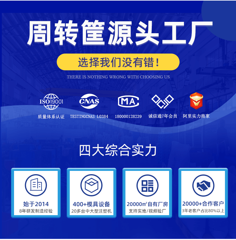 塑料筐物流筐海报图