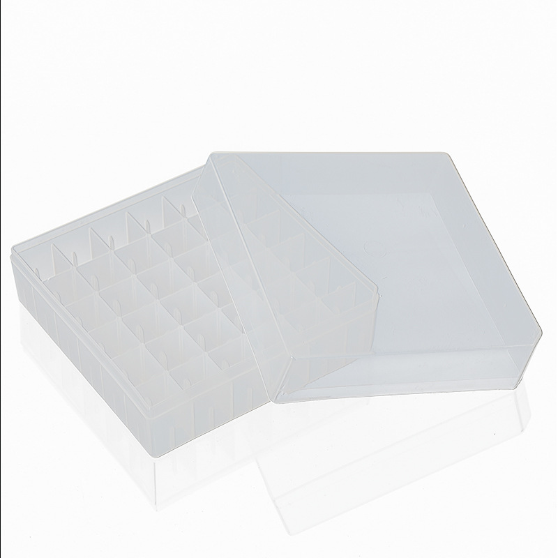 dedicated for export 100 grid plastic cryogenic box 0.2-10ml freezer tube box pp material color can be set