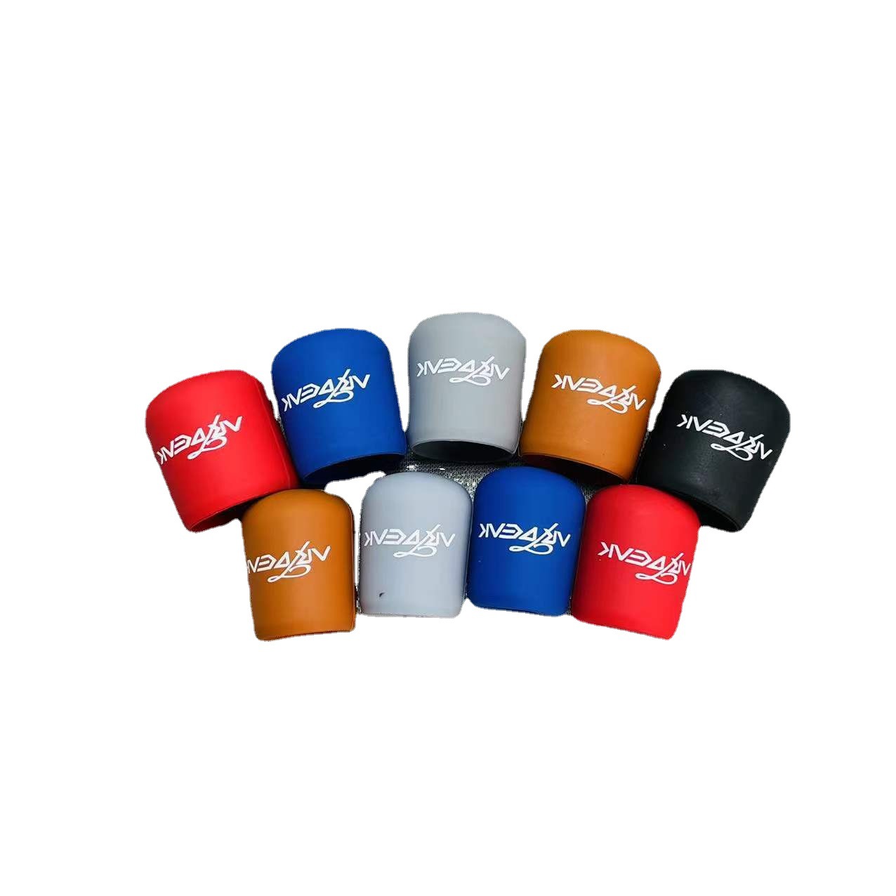 Fuente de la fábrica oqifeng caña de pescar Luya Rod bloque trasero externo silicona antideslizante cubierta protectora accesorios de pesca