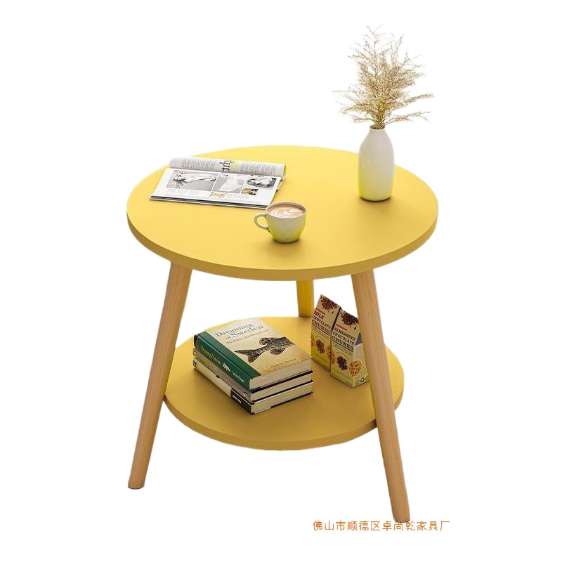Mesa de té pequeño balcón mesa pequeña sala de estar doméstica pequeño sofá leche tienda de té mesa redonda simple mesa de café