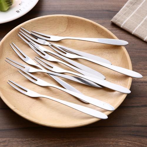 Household ice cream fork fruit fork stainless steel cake fork mooncake knife fork mooncake fork fruit pick