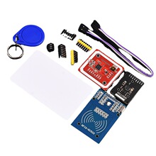 批发PN/RC522 RFID射频识别 NFC近场通信模块 IC白卡IC钥匙扣卡感