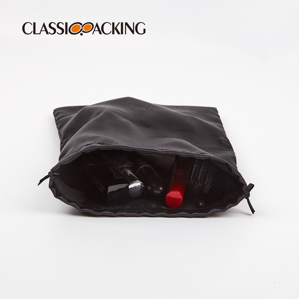 Bolsa de almacenamiento simple personalizada multifuncional portátil lápiz labial cosméticos bolsa de almacenamiento perezoso diseño cordón bolsa