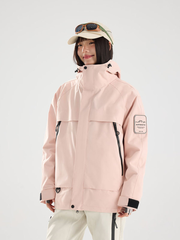 山系机能三合一冲锋衣男户外防风防水工装两件套女秋冬滑雪登山服|undefined