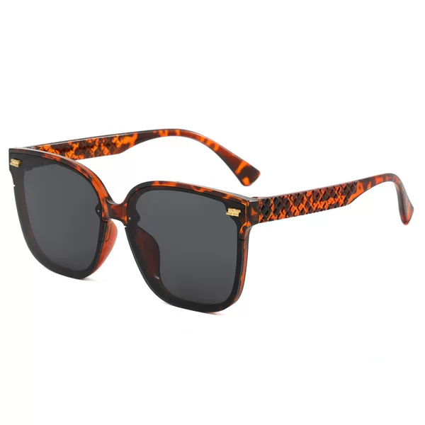 X8877 Korean Version of the New Square Large-Frame Sunglasses for Men and Women, High-End, Trendy, Fashionable, Versatile and Personalized Sunglasses