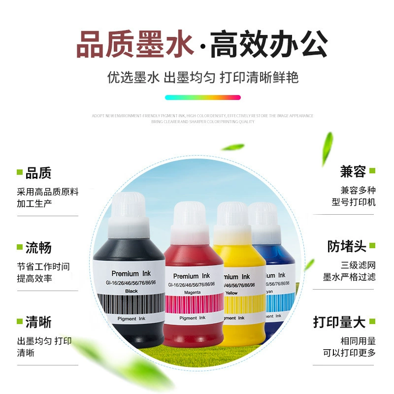 Подходит для Canon GI86 Ink GX5080 GX6080 GX7080 принтеров для заправки чернилами