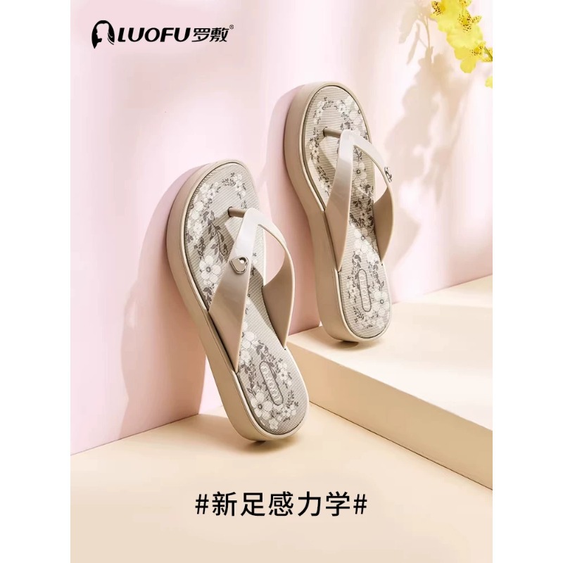 LUOFU women's summer outdoor anti-slip, wear-resistant, thick-soled, fashionable high-end sandals E7158-3 women's